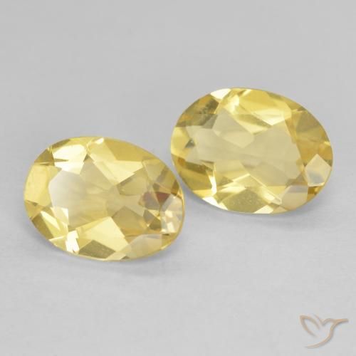 2.80 ct natürliche hellgelb Beryll-Edelsteine, Oval, VVS-VS
