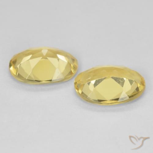 2.80 ct natürliche hellgelb Beryll-Edelsteine, Oval, VVS-VS