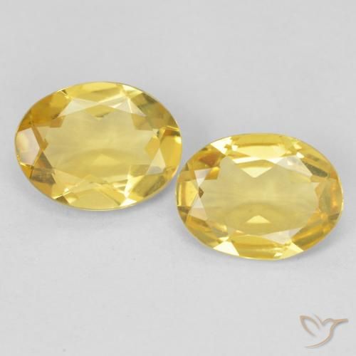 2.76ctw Natürlicher Helles Gold-Gelb Beryll, Oval, VS