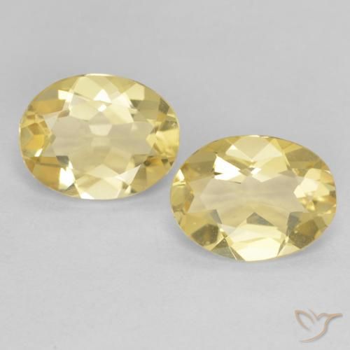 3.06ctw Natürlicher Helles Gold-Gelb Beryll, Oval, VVS