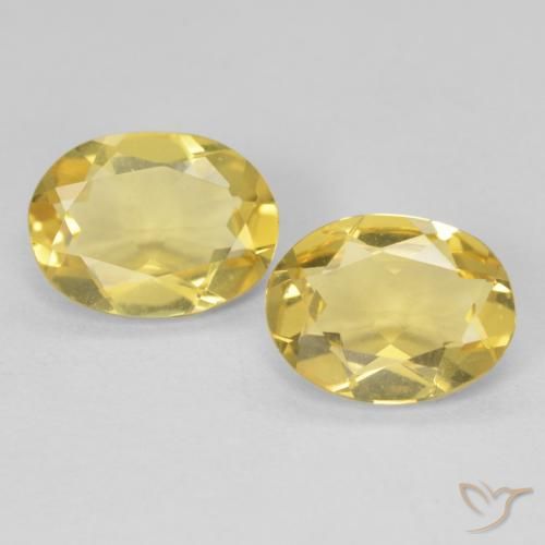 2.83ctw Natürlicher Helles Gold-Gelb Beryll, Oval, VVS