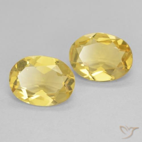 2.83 ct natürliche Helles Gold-Gelb Beryll-Edelsteine, Oval, VVS