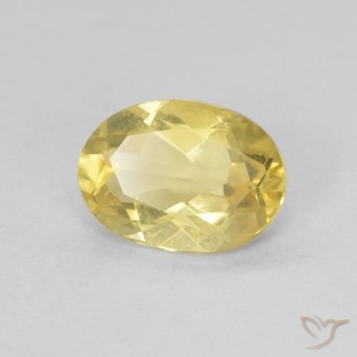 9,17 ctw natürlicher Hell Gold Beryll, Oval, VVS-VS