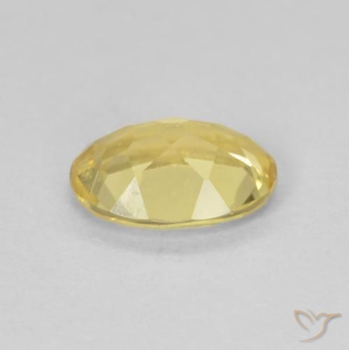 9,17 ctw natürlicher Hell Gold Beryll, Oval, VVS-VS