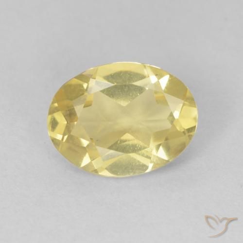 9,17 ctw natürlicher Helles Gold-Gelb Beryll, Oval, VVS-VS
