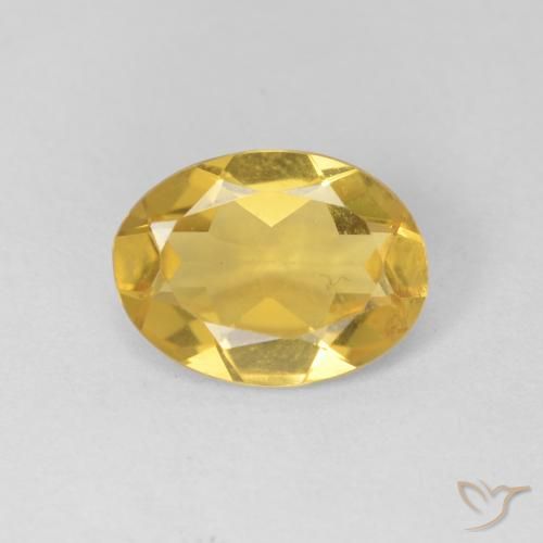 1.35ct Natürlicher Honiggelb Beryll, Oval, VVS