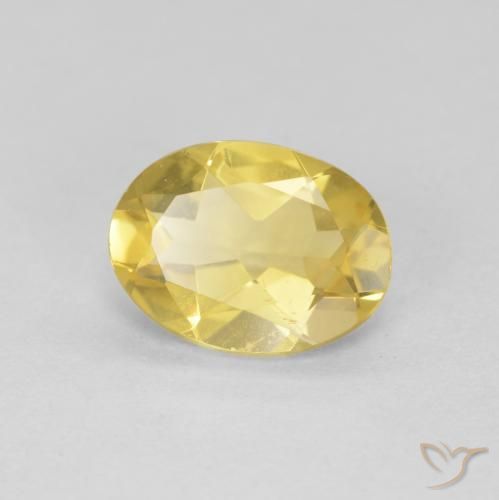 9,17 ctw natürlicher Helles Gold-Gelb Beryll, Oval, VVS