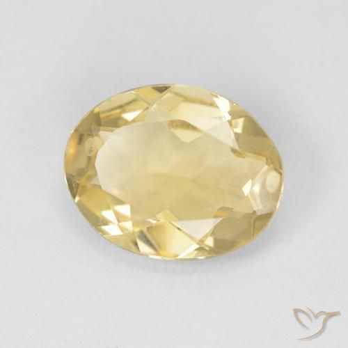 9,17 ctw natürlicher Helles Gold-Gelb Beryll, Oval, VVS