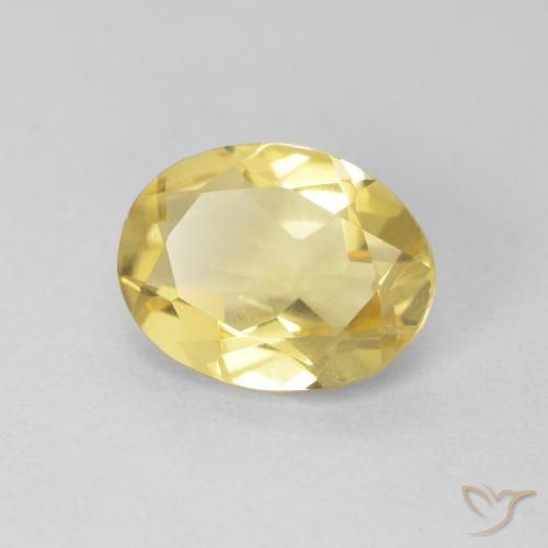 9,17 ctw natürlicher Helles Gold-Gelb Beryll, Oval, VVS