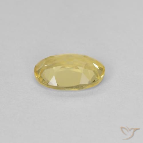 9,17 ctw natürlicher Helles Gold-Gelb Beryll, Oval, VVS-VS