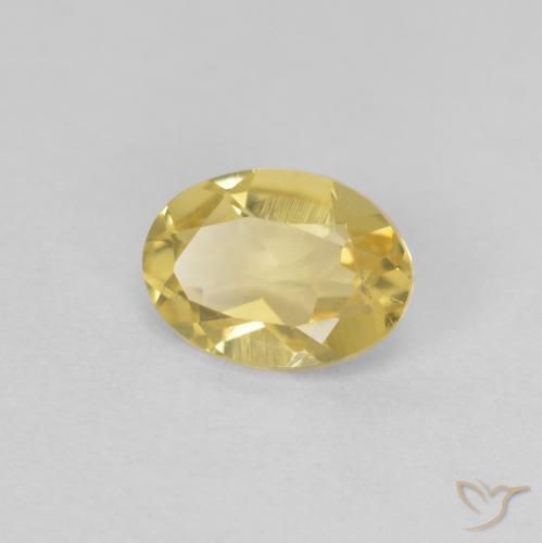 9,17 ctw natürlicher Helles Gold-Gelb Beryll, Oval, VVS-VS