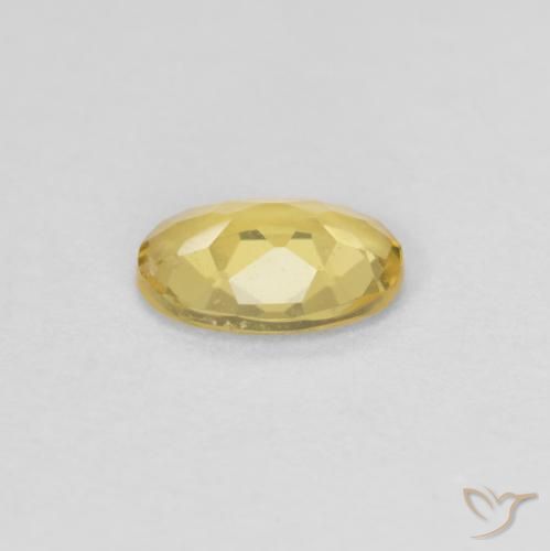9,17 ctw natürlicher Helles Gold-Gelb Beryll, Oval, VVS-VS