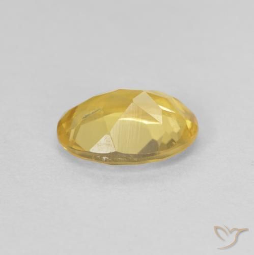 9,17 ctw natürlicher Helles Gold-Gelb Beryll, Oval, VVS-VS