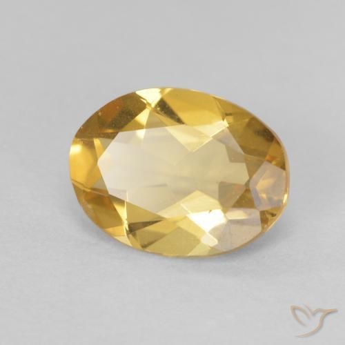 9,17 ctw natürlicher Medium Light-Gold Beryll, Oval, VVS-VS