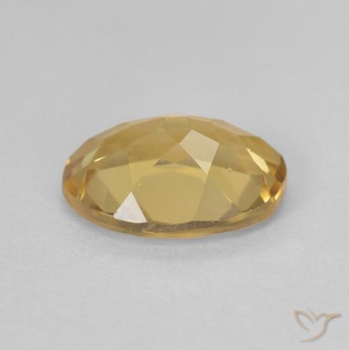 9,17 ctw natürlicher Medium Light-Gold Beryll, Oval, VVS-VS