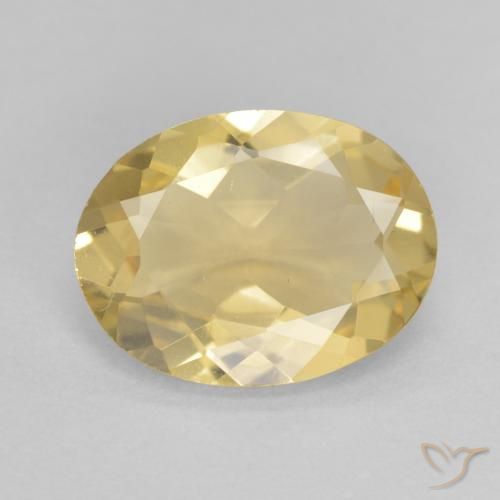 1.70ct Natürlicher gold-orange Beryll, Oval, VVS-VS