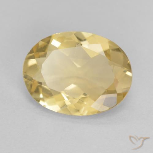 9,17 ctw natürlicher gold-orange Beryll, Oval, VVS-VS