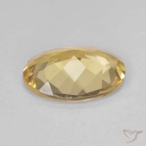9,17 ctw natürlicher gold-orange Beryll, Oval, VVS-VS