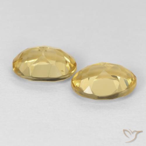 2.29 ct natürliche Dijon Gelb Beryll-Edelsteine, Oval, VVS-VS
