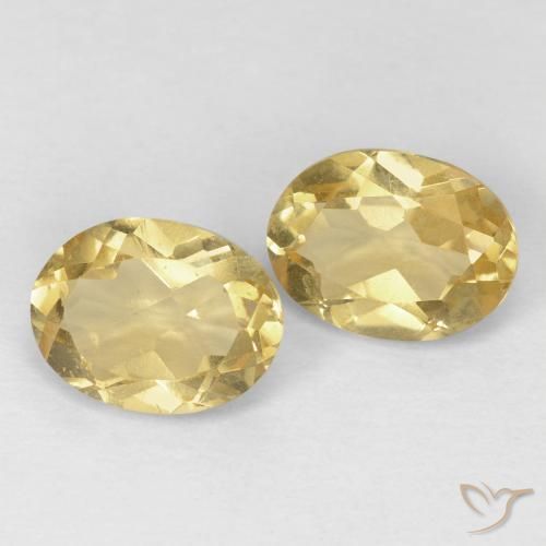 2.45 ct natürliche Dijon Gelb Beryll-Edelsteine, Oval, VVS-VS