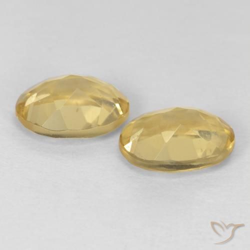 2.45 ct natürliche Dijon Gelb Beryll-Edelsteine, Oval, VVS-VS