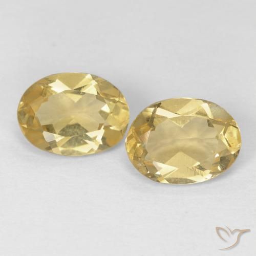 2.24ctw Natürlicher Golden Beryll, Oval, VVS-VS