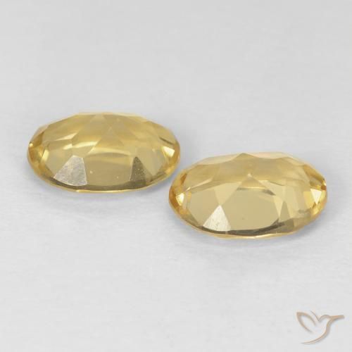 2.24 ct natürliche Golden Beryll-Edelsteine, Oval, VVS-VS
