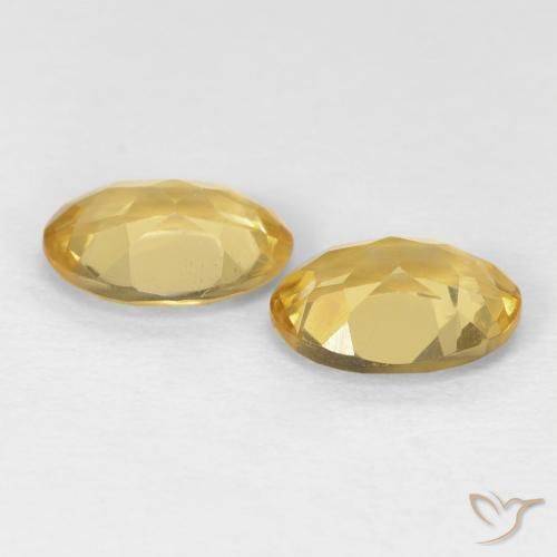 2.02 ct natürliche Golden Beryll-Edelsteine, Oval, VVS