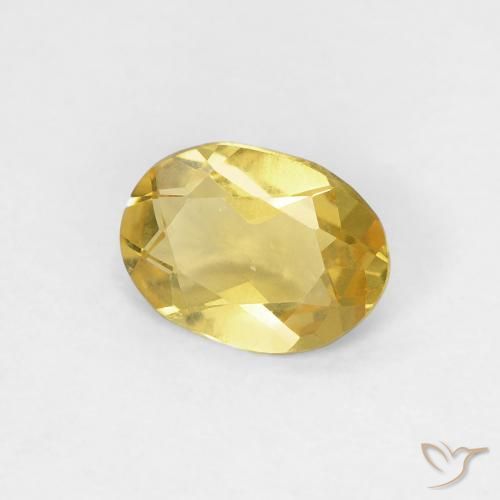 9,17 ctw natürlicher Mittleres Gold Beryll, Oval, VS