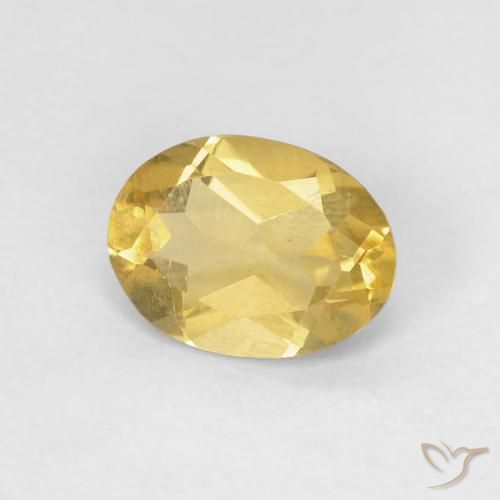 9,17 ctw natürlicher Golden Beryll, Oval, VS