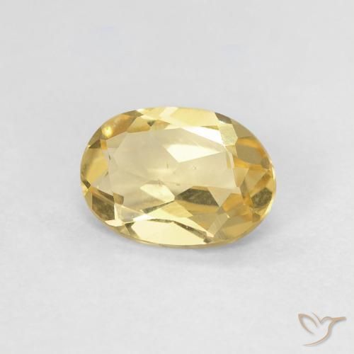 9,17 ctw natürlicher Golden Beryll, Oval, VS