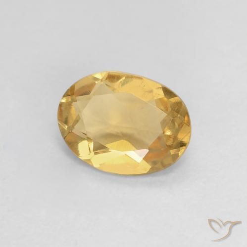 9,17 ctw natürlicher hellgolden Beryll, Oval, VS