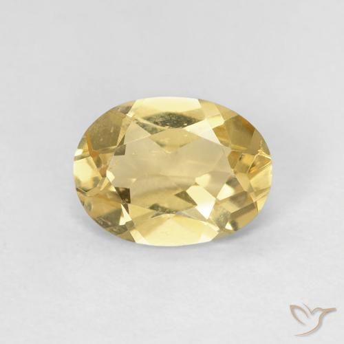 1.03ct Natürlicher Golden Beryll, Oval, VS