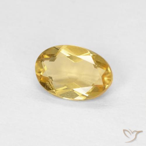 9,17 ctw natürlicher Mittelgold Beryll, Oval, VVS