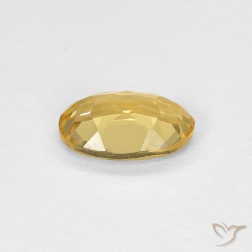 9,17 ctw natürlicher Mittelgold Beryll, Oval, VVS