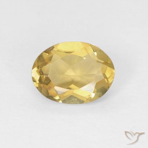 1.20ct Natürlicher gold-orange Beryll, Oval, VVS