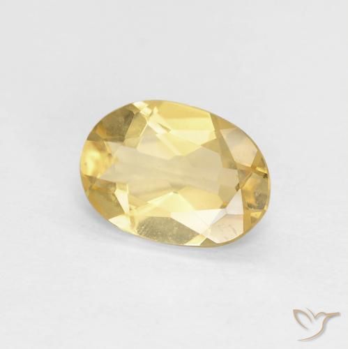 9,17 ctw natürlicher Golden Beryll, Oval, VVS