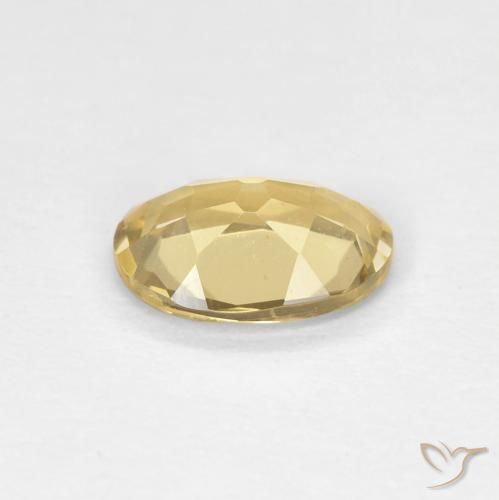 9,17 ctw natürlicher Golden Beryll, Oval, VVS