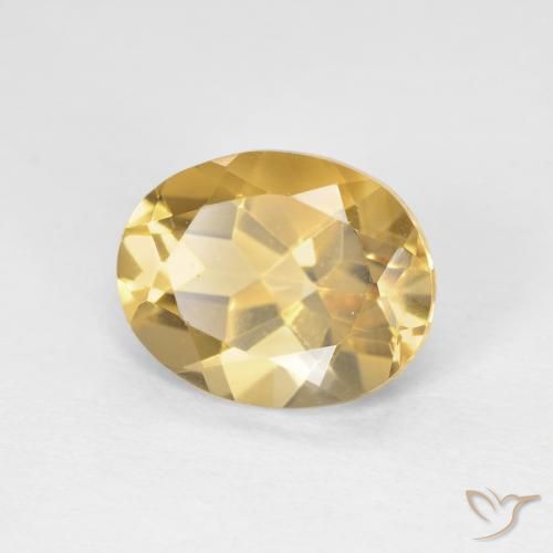 9,17 ctw natürlicher Mittleres Gold Beryll, Oval, VVS