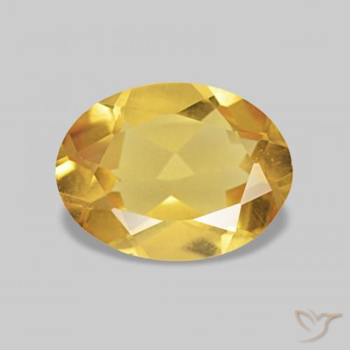 0.99ct Helles Gold Beryll, Oval, VS