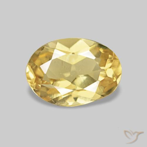 0.73ct Golden Beryll, Oval, VS