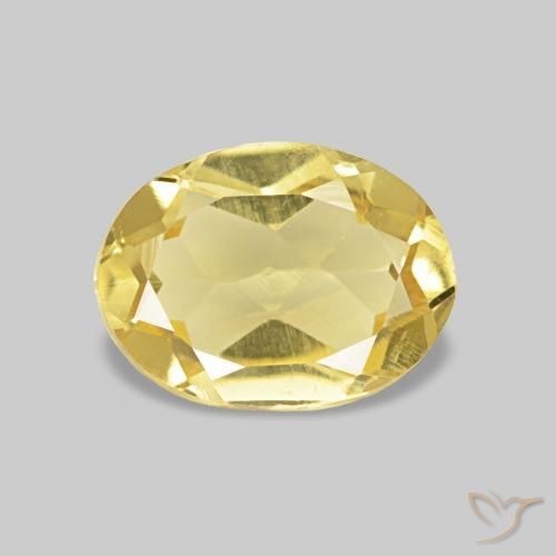 0.65ct Hell Gold Beryll, Oval, VS