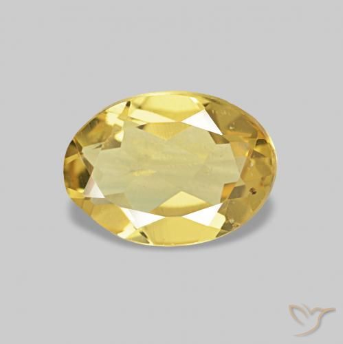 0.61ct Hell Gold Beryll, Oval, VS