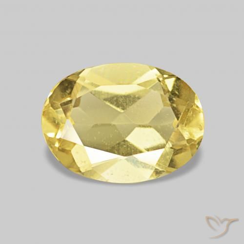 1.14ct Hell Gold Beryll, Oval, VS