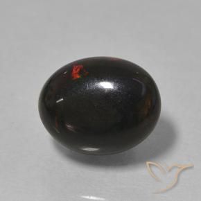 9,17 ctw natürlicher Mehrfarbig Schwarzer Opal, Oval, Lichtundurchlässig