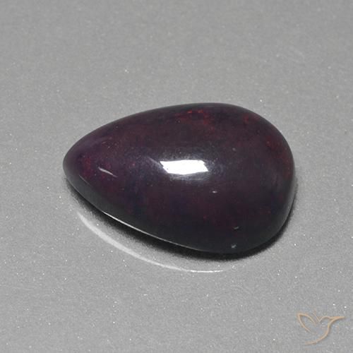 9,17 ctw natürlicher Mehrfarbig Schwarzer Opal, Birnenform, Lichtundurchlässig