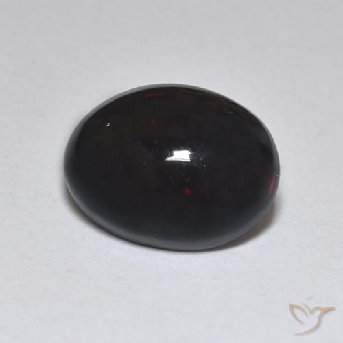 9,17 ctw natürlicher Mehrfarbig Schwarzer Opal, Oval, Lichtdurchlässig