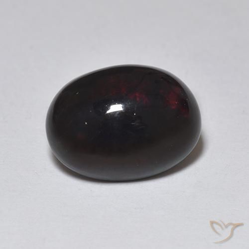 1.01ct Natürlicher Mehrfarbig Schwarzer Opal, Oval, Lichtdurchlässig