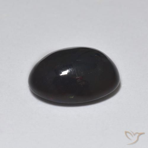 9,17 ctw natürlicher Mehrfarbig Schwarzer Opal, Oval, Lichtdurchlässig