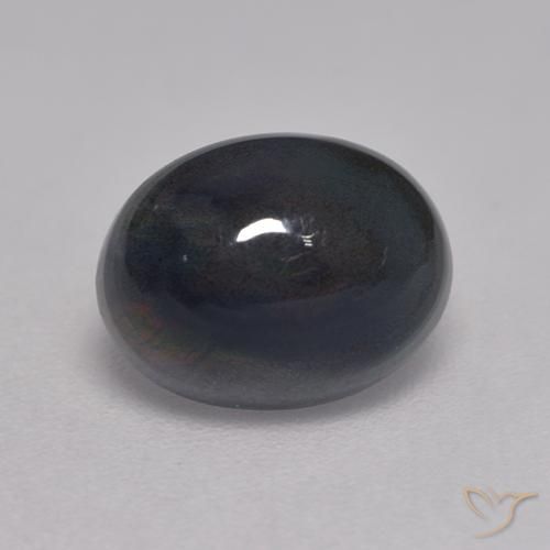 9,17 ctw natürlicher Mehrfarbig Schwarzer Opal, Oval, Lichtundurchlässig